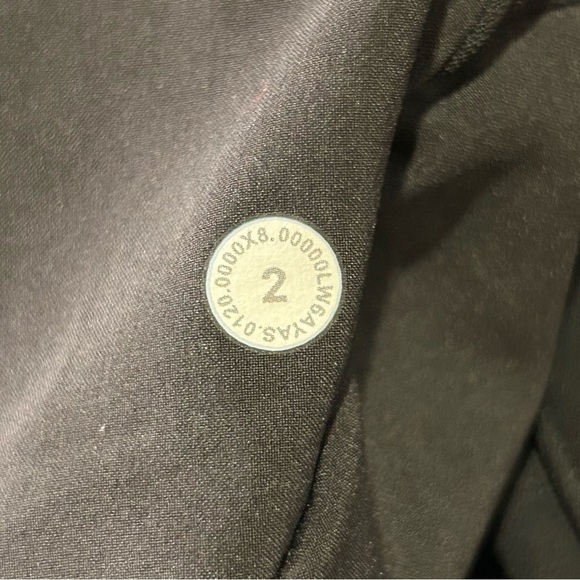 Lululemon NEW Noir Tie Waist Crop Pants in Black‎ 2 - Picture 10 of 10